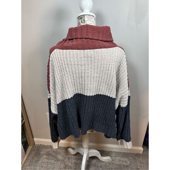 POL Clothing Women’s Cable Knit Turtleneck Sweater – Size M - Picture 6 of 6